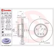 ���� ��������� Brembo 09917211 - 09917211 ����