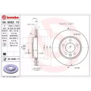 ���� ��������� ������ ������������� (�������� 2��) Brembo 09958210 - 09958210 ����