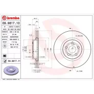 ����, ������ 09.9817.11 ���� ��������� Standard | ����� | Brembo 09981710 - 09981710 ����