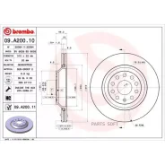 ���� ��������� Brembo 09A20011 - 09A20011 ����