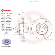 ���� ��������� Standard | ����� | Brembo 09A23520 - 09A23520 ����