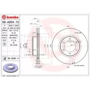 ���� ��������� ������. � �� ��������� Toyota 4 Runner (_N21_) 08/02-12/09 / Toyota LAND Cruiser (_J1 Brembo 09A20411 - 09A20411 ����