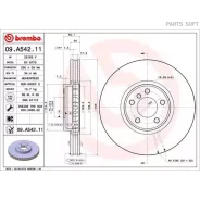���� ��������� UV Coated | ����� | Brembo 09A54211 - 09A54211 ����