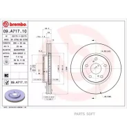 ���� ��������� ������. � �� ��������� Lexus IS C (GSE2_) 04/09- / Lexus IS II (GSE2_ ALE2_ USE2_) Brembo 09A71711 - 09A71711 ����