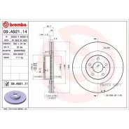 ���� ��������� ������. � �� ��������� Subaru BRZ 06/12- / Subaru Forester (SG_) 06/02-10/12 / Subar Brembo 09A92111 - 09A92111 ����