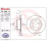 ���� ��������� �������� ������������� (�������� 1��) Brembo 09A96611 - 09A96611 ����