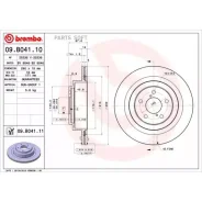 ���� ��������� ����. Subaru Impreza Estate (GG) 10/00- / Subaru Impreza Hatchback 10/00-12/07 / SUB Brembo 09B04110 - 09B04110 ����