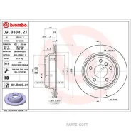 ���� ��������� Brembo 09B33821 - 09B33821 ����