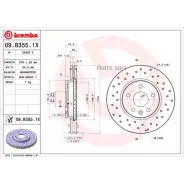 ���� ��������� Xtra | ����� | Brembo 09B3551X - 09B3551X ����