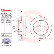 ���� ��������� ����. � �� ��������� Mazda CX-7 (ER) 06/06-12 Brembo 09B54111 - 09B54111 ����