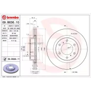 ���� ��������� Brembo 09B63611 - 09B63611 ����