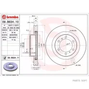 ���� ��������� ������. � �� ��������� Toyota LAND Cruiser Prado (_J15_) 07/09- Brembo 09B63411 - 09B63411 ����