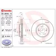 ���� ��������� ������. Honda CR-V III (RE_) 06/06- Brembo 09B64810 - 09B64810 ����