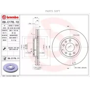 ���� ��������� ������. � �� ��������� Mazda CX-7 (ER) 06/06-12/14 Brembo 09C17611 - 09C17611 ����