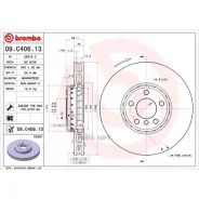 ���� ��������� ����������� ������. ������ BMW 5 (F10) 01/09-10/16 / BMW 5 Gran Turismo (F07) 01/09- Brembo 09C40613 - 09C40613 ����