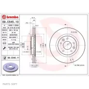 ���� ��������� ������. � �� ��������� Nissan (DFAC) X-Trail (T32) 02/14- / Nissan LEAF (ZE0) 11/10- Brembo 09C54511 - 09C54511 ����