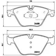 ������� ��������� �������� ������. BMW 5 (F10) 01/09-10/16 / BMW 5 Gran Turismo (F07) 01/09-02/17 / Brembo P06074 - P06074 ����