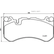 ������� ��������� �������� ������. Mercedes-BENZ AMG GT (C190) 10/14- / Mercedes-BENZ AMG GT Roadst Brembo P50142 - P50142 ����