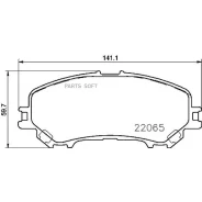 ������� ��������� �������� ������. Nissan Qashqai II (J11 J11_) 11/13- / Renault Kadjar (HA_ HL_ Brembo P56100 - P56100 ����