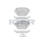 ������� ���. ����. Mercedes E-class (W213)(S213) (01/16-) ICER 182288 - 182288 ����