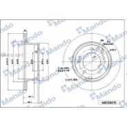 ���� ��������� �������� ��� 294*26*46 3 ������������� Hyundai Mando MBC030176 - MBC030176 ����