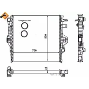 �������� ���������� ��������� VW Touareg 3.0D 10- NRF 53005 - 53005 ����