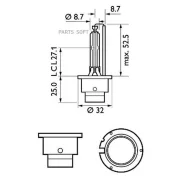 ����� D2S X-tremeVision +150 Philips 85122XV2S1 - 85122XV2S1 ����