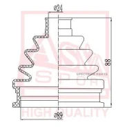 ������� ���� (�������� ��� ������) 23x87x74 ASVA ASBT170 ASBT170 ����
