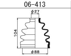������� ����� �������� ��� Toyota Carina, Toyota Corolla, Toyota Corona maruichi 06-413 06413 ����