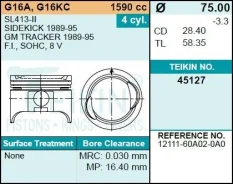 ������� ��������� Teikin 45127 0.50 (4��/����) 45127-050 Teikin 45127050 ����