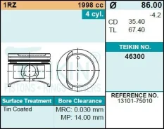 ������� ��������� Teikin 46300 0.50 (4��/����) 46300-050 Teikin 46300050 ����