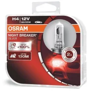 ����� Osram Night Breaker Silver (12V, 60/55W) 2��/����, H4 P43t 64193NBS-HCB 64193NBS-HCB Osram 64193NBSHCB ����