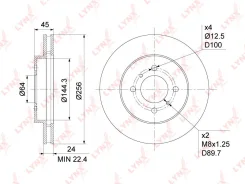 ���� ��������� ������������� (256x24) | ����� | BN1089 LYNXauto BN1089 ����