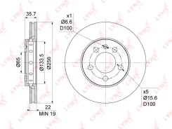 ���� ��������� ������������� (256x22) | ����� | BN1199 LYNXauto BN1199 ����