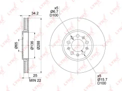 ���� ��������� ������������� (288x25) | ����� | BN1234 LYNXauto BN1234 ����