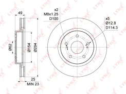 ���� ��������� ������������� (294x25) | ����� | BN1133 LYNXauto BN1133 ����
