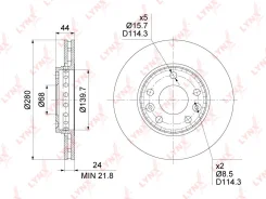 ���� ��������� ������������� (280x24) | ����� | BN1415 LYNXauto BN1415 ����