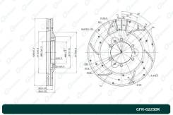 ���� ��������� ��������������� G-Brake GFR02230R, ������ �������� GFR02230R ����