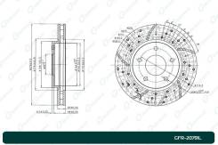���� ��������� ��������������� ������������� G-brake GFR-20791L ����� GFR20791L ����