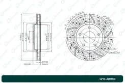 ���� ��������� ��������������� ������������� G-brake GFR-20791R ������ GFR20791R ����