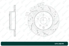 ���� ��������� ��������������� G-brake GFR-20677R ������ GFR20677R ����