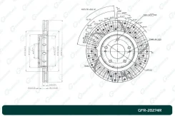 ���� ��������� ��������������� ������������� G-brake GFR-20275L ����� GFR20275L ����