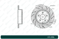 ���� ��������� ��������������� G-Brake GFR20116L, ����� ������ GFR20116L ����