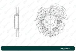 ���� ��������� ��������������� ������������� G-Brake GFR20823L GFR20823L ����