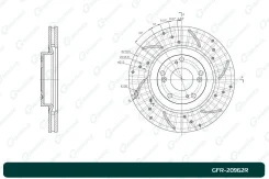 ���� ��������� ��������������� G-brake GFR-20962R ������ GFR20962R ����