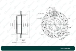 ���� ��������� ��������������� ������������� G-brake GFR-02858R ������ GFR02858R ����
