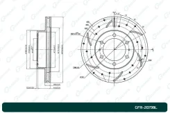 ���� ��������� ��������������� ������������� G-brake GFR-20738L ����� GFR20738L ����