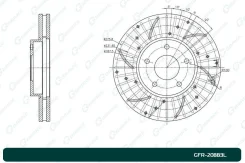 ���� ��������� ��������������� ������������� G-brake GFR-20883L ����� GFR-20883L G-Brake GFR20883L ����