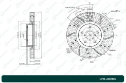 ���� ��������� ��������������� ������������� G-brake GFR-20739R ������ GFR20739R ����