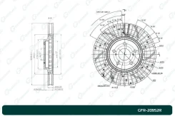 ���� ��������� ��������������� ������������� G-brake GFR-20952R ������ GFR20952R ����